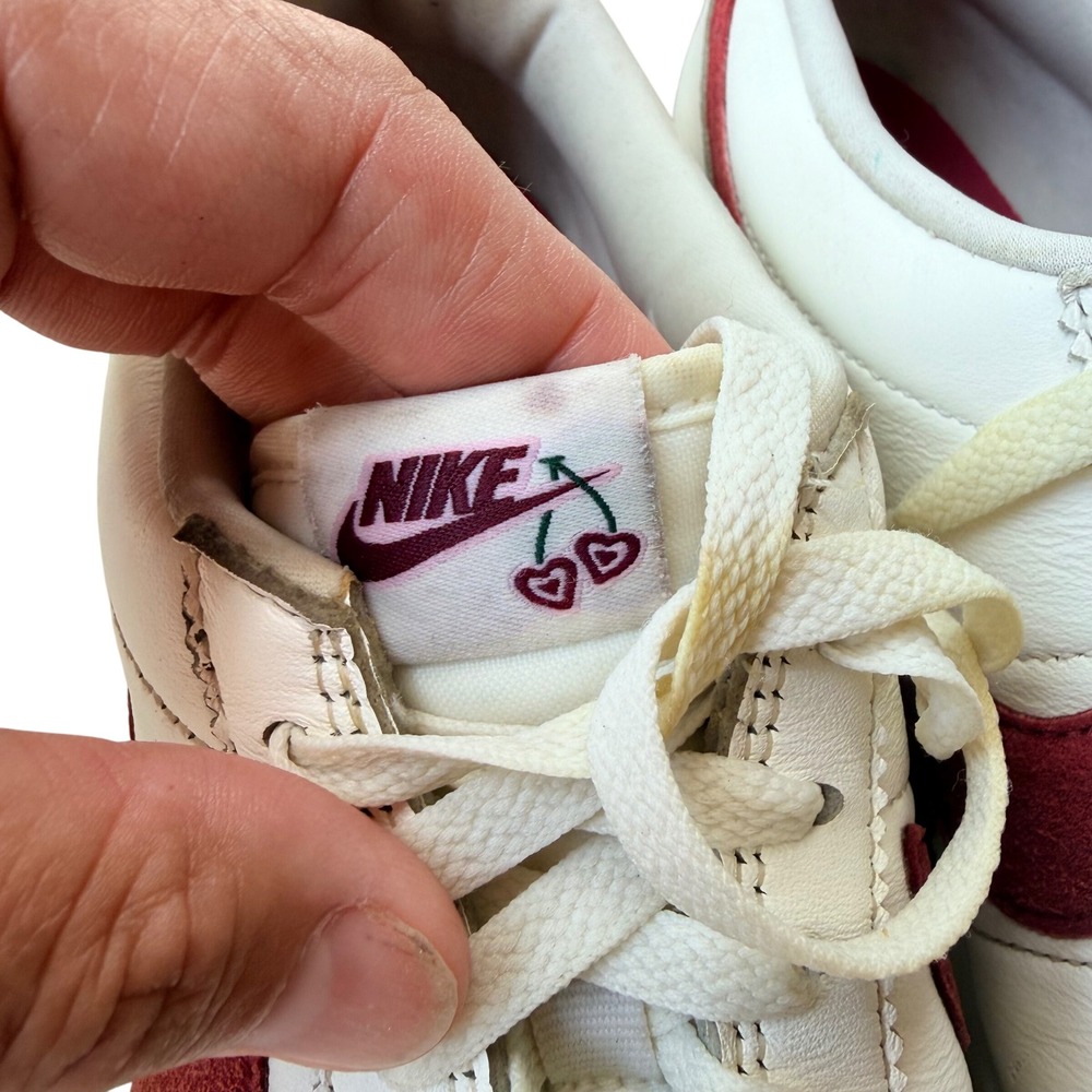 Nike Cortez Valentines Day 2024 Sail Red Heart FZ5167-133 Womens Size 8 - Picture 7 of 8